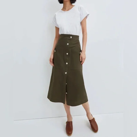 BID Veronica Beard Larsen Dress Two-tone White / Green Dress, Small - Picture 3 of 9